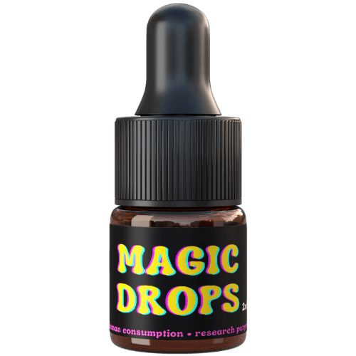 2ml flesje Magic Drops paddo druppels recht van voren